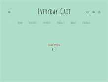 Tablet Screenshot of everydaycait.com